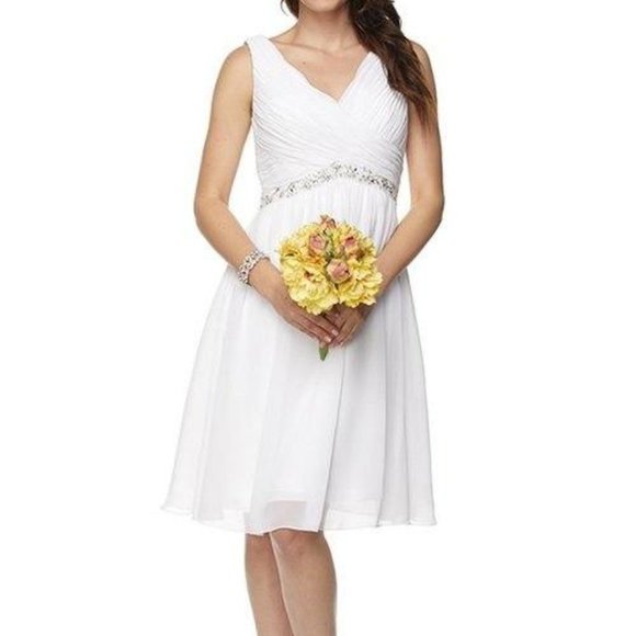 Juliet Dresses Dresses & Skirts - V-Neck A-Line Shape Evening Dress JT786W